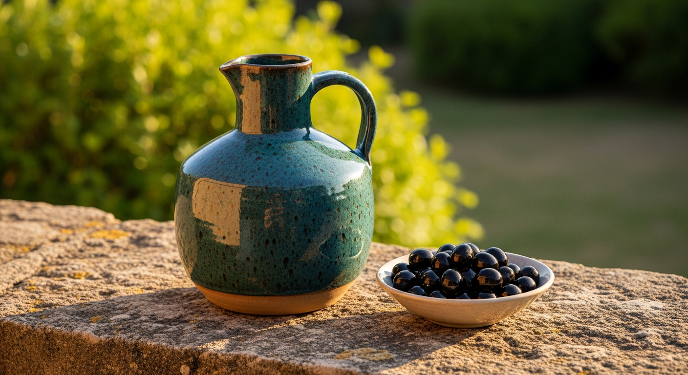 Vallauris Ceramic Pitcher